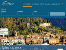 Tablet Screenshot of apartmentsbellagio.com